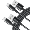 Anker Premium Nylon USB-C to USB-A Cable (2-Pack)