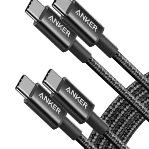 2-Pack Anker New Nylon USB-C to USB-C Cable (3 ft / 6 ft, 60W)