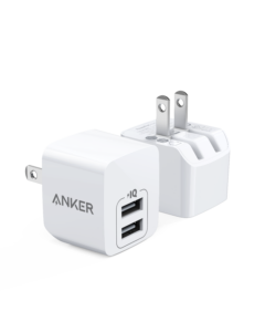 Anker Dual-Port 12W Wall Charger (2-Pack)