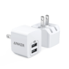 Anker Dual-Port 12W Wall Charger (2-Pack)