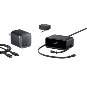 Anker Nano Charging Station (7-in-1, 100W) and Anker Nano Charger (45W) with Cable