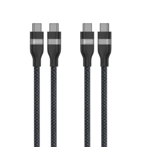 Anker USB-C to USB-C Cable (3 ft / 6 ft, 240W, Upcycled-Braided, 2-Pack)