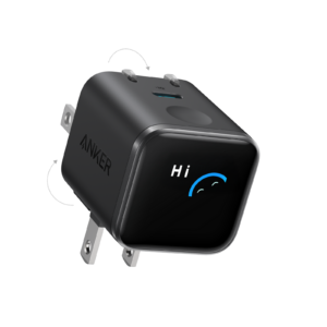 Anker Nano Charger (45W, Smart Display, 180° Foldable)