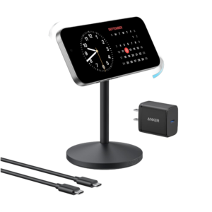 Anker MagGo iPhone 17 MagSafe Charger Compatible Stand (Qi2 15W,With Adapter)