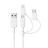 Anker 321 USB-A to Lightning Cable (3 ft 3-in-1)