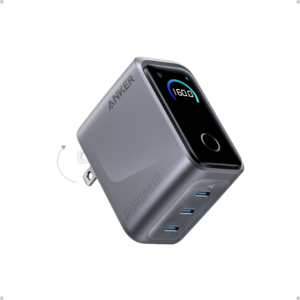 Anker Prime Charger (160W, 3 Ports, Smart Display)