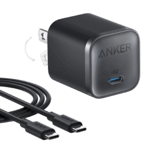 Anker Nano Charger (45W) with USB-C to USB-C Cable